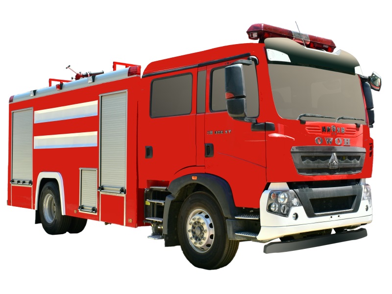 豪沃8吨泡沫消防车 