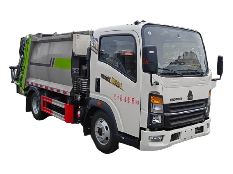 重汽3-5方压缩式垃圾车 