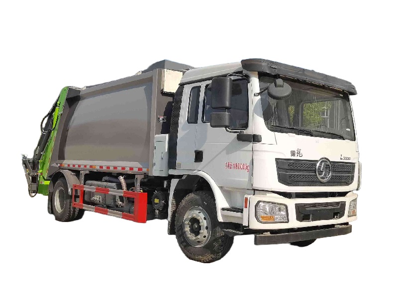 陕汽10-12方压缩式垃圾车 