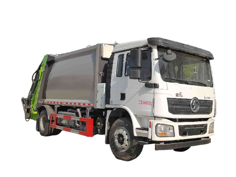 陕汽12-14方压缩式垃圾车 