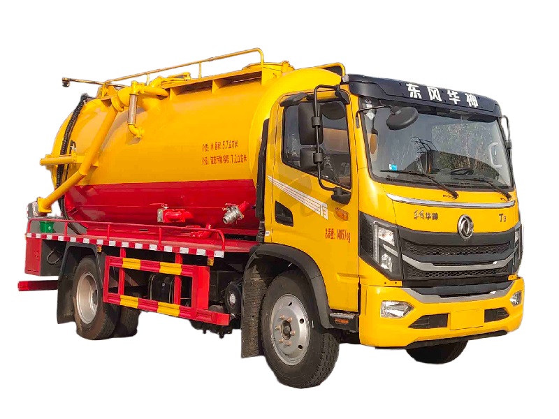 东风10方清洗吸污车 