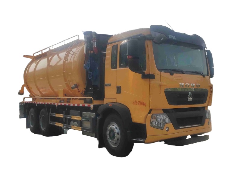 重汽17方清洗吸污车 