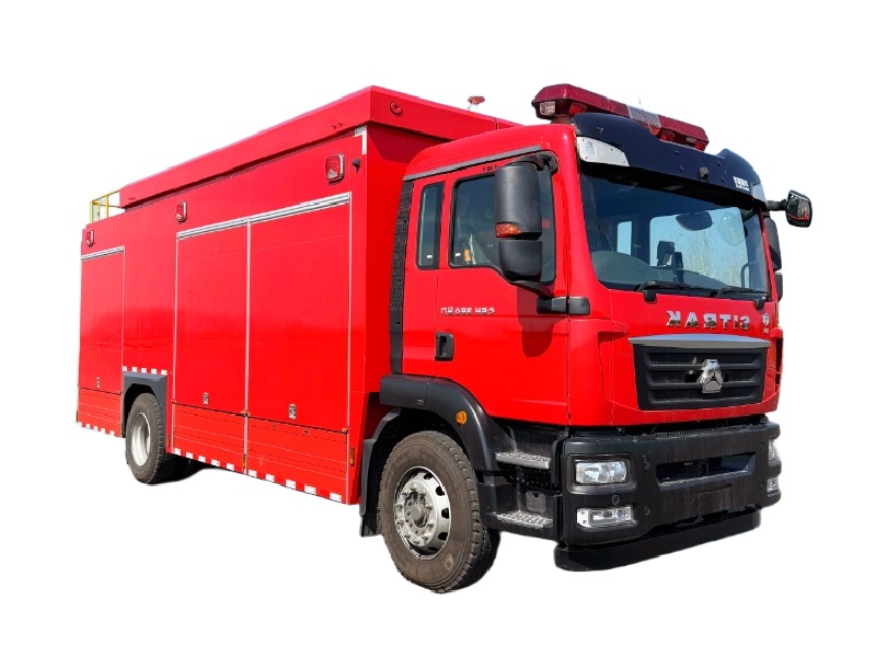 高空系留无人机消防车 